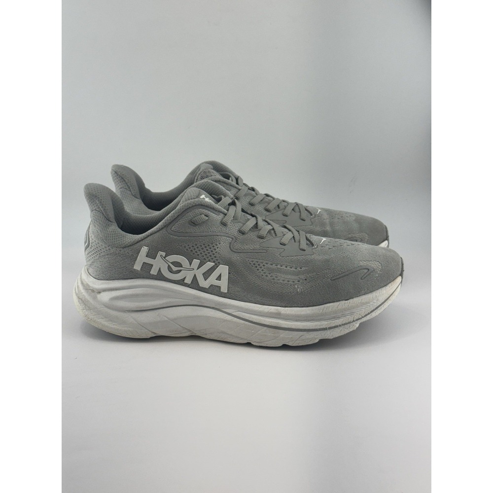 Hoka One One Clifton 10 Stellar Grey Stardust 1162030-STLLR Size 10D